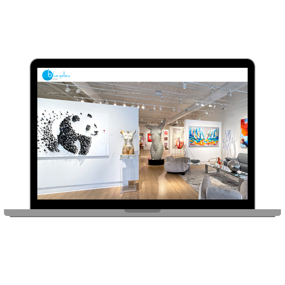 Blue Gallery Laptop