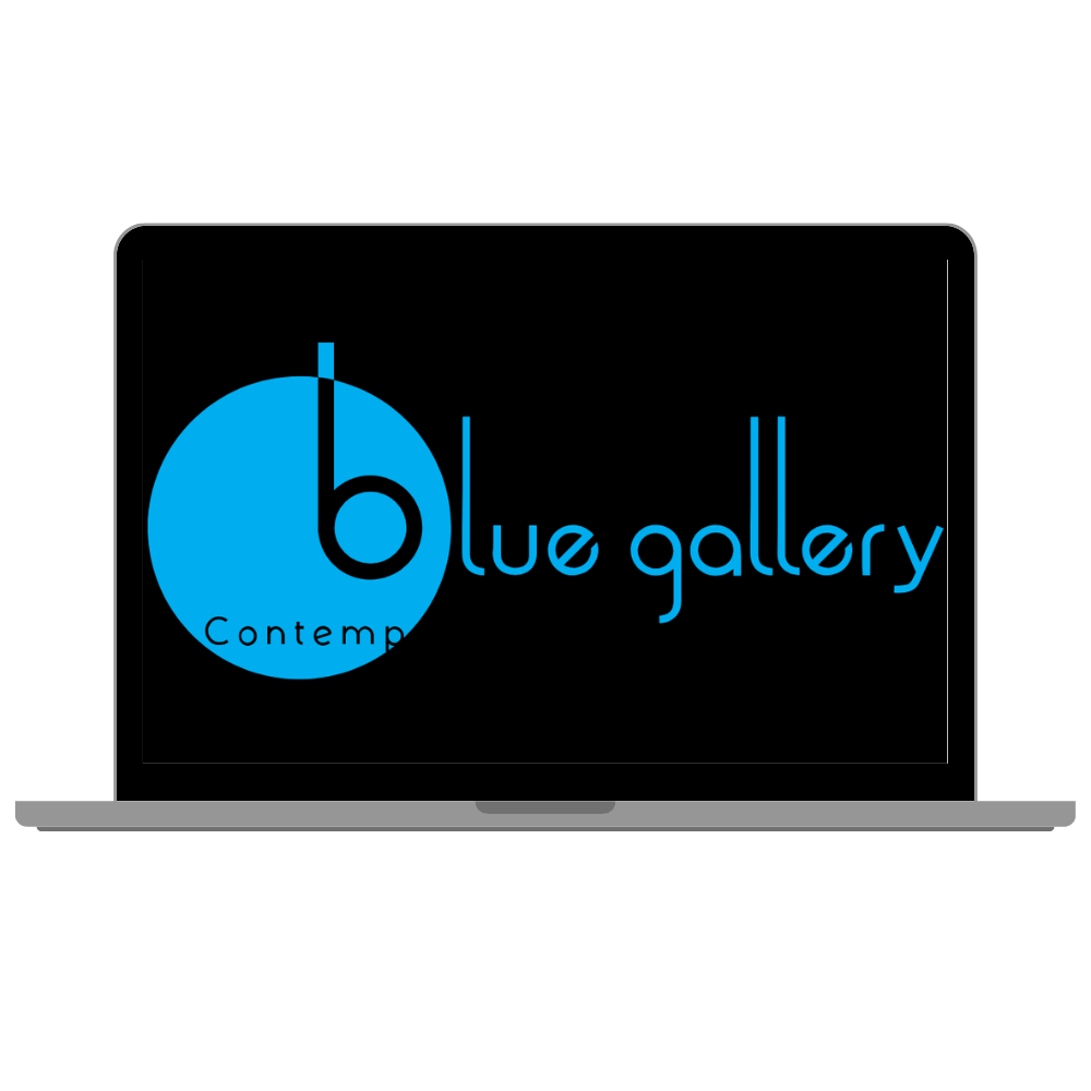 Blue Art Logo Laptop